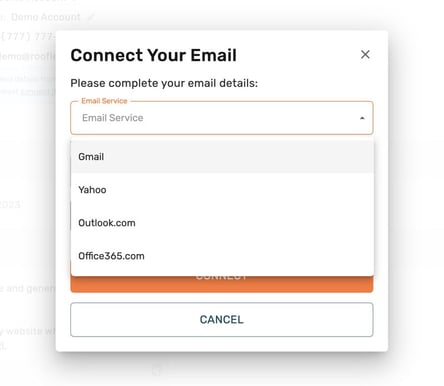 connect-personal-email-select-service