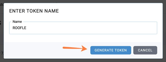 leap-integration-generate-key-popup