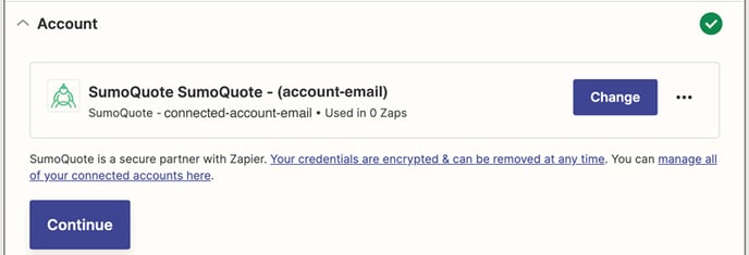 zapier-sumoquote-confirm-account