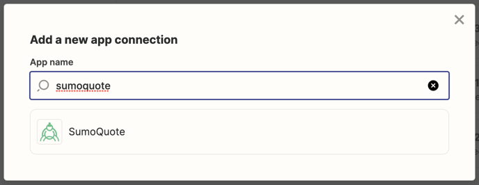 zapier-sumoquote-connection