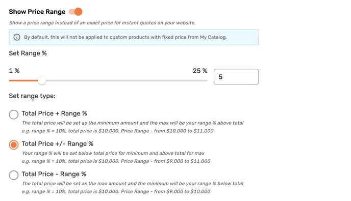 instant-quote-settings-price-ranges