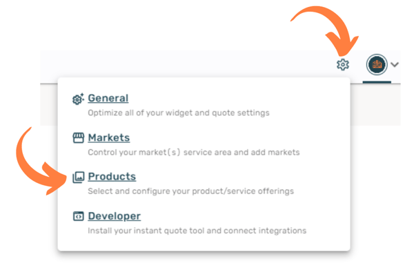Product-settings