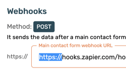 webhook URL extra https://